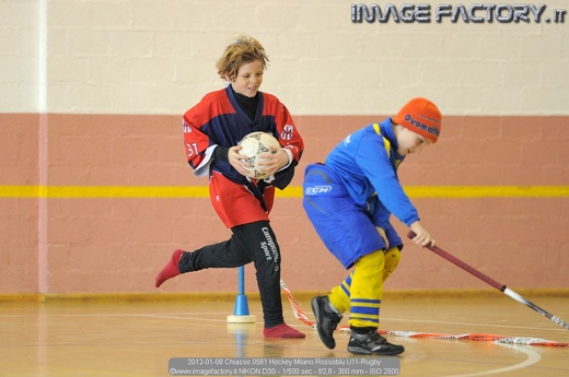 2012-01-08 Chiasso 0561 Hockey Milano Rossoblu U11-Rugby